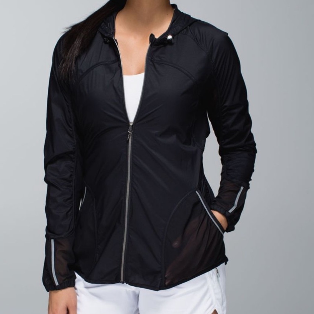 Lululemon Fast & Free Jacket, Black, size 8